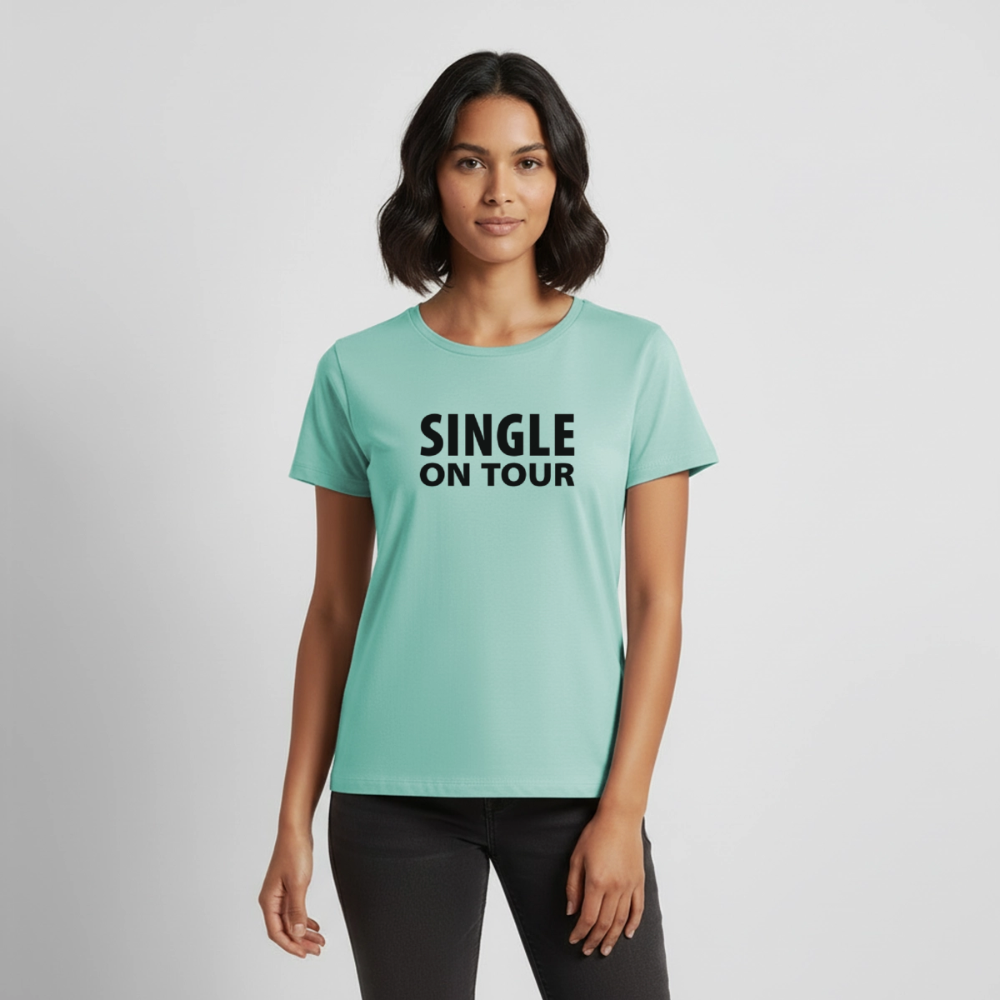 Premium T-Shirt "Single on Tour" - Mint 