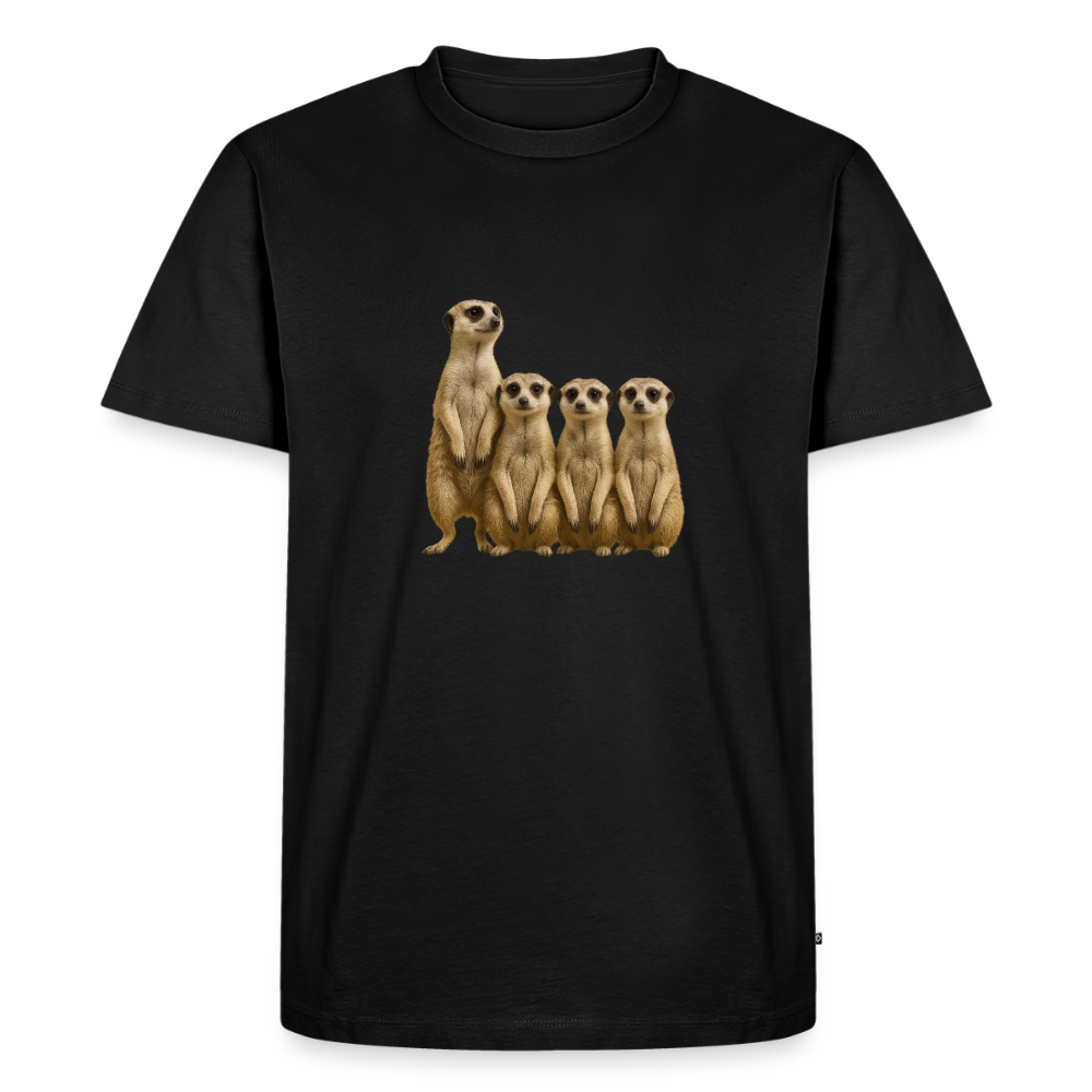 Premium T-Shirt "Erdmanns" - Schwarz