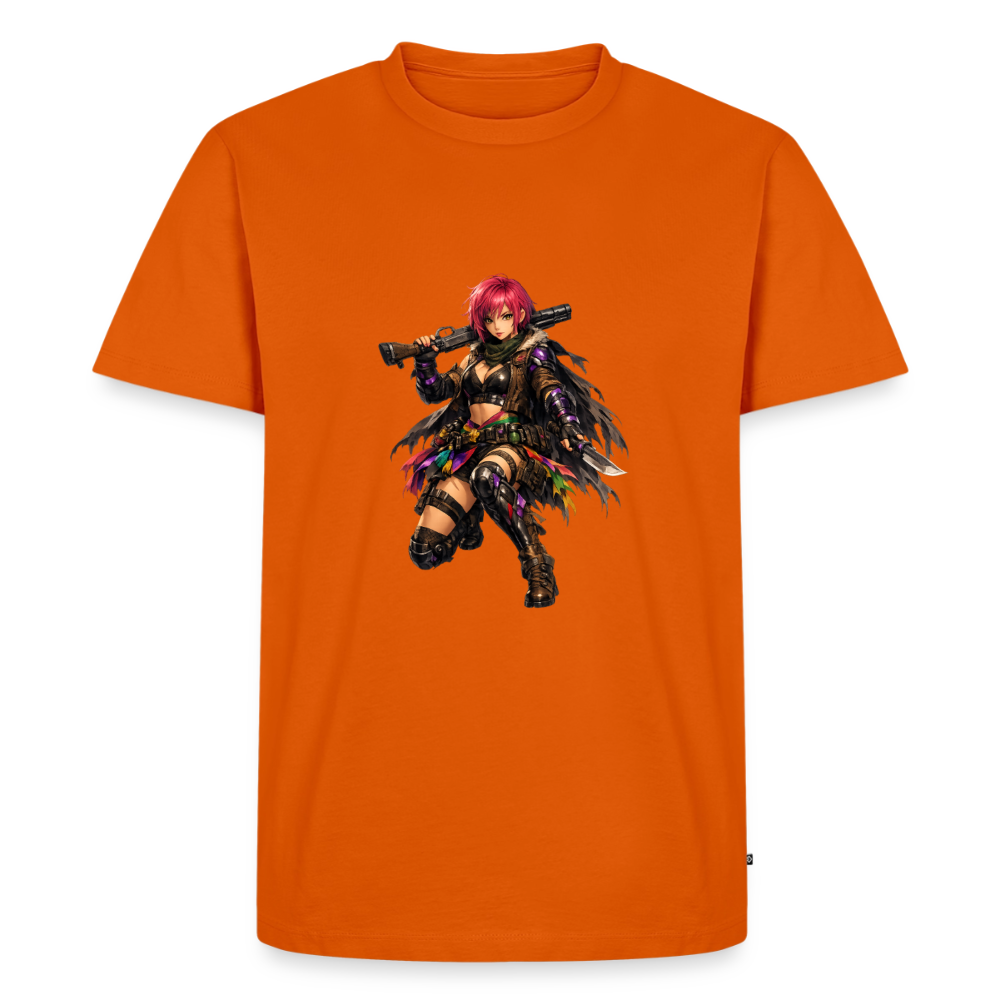 Premium T-Shirt "Future Woman" - Orange 