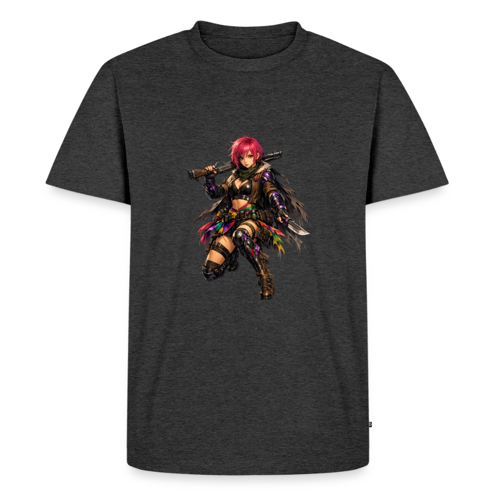 Premium T-Shirt "Future Woman" - Anthrazit meliert