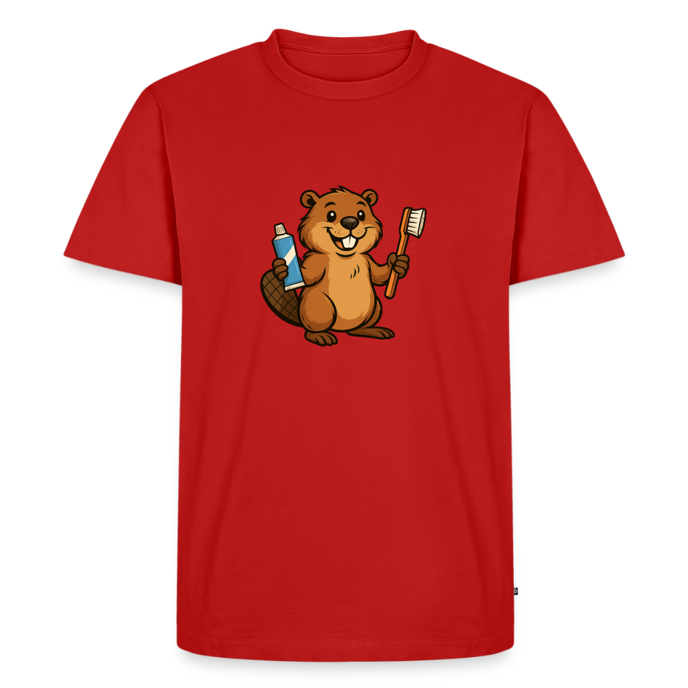 Premium T-Shirt "BiberPasta" - Rot