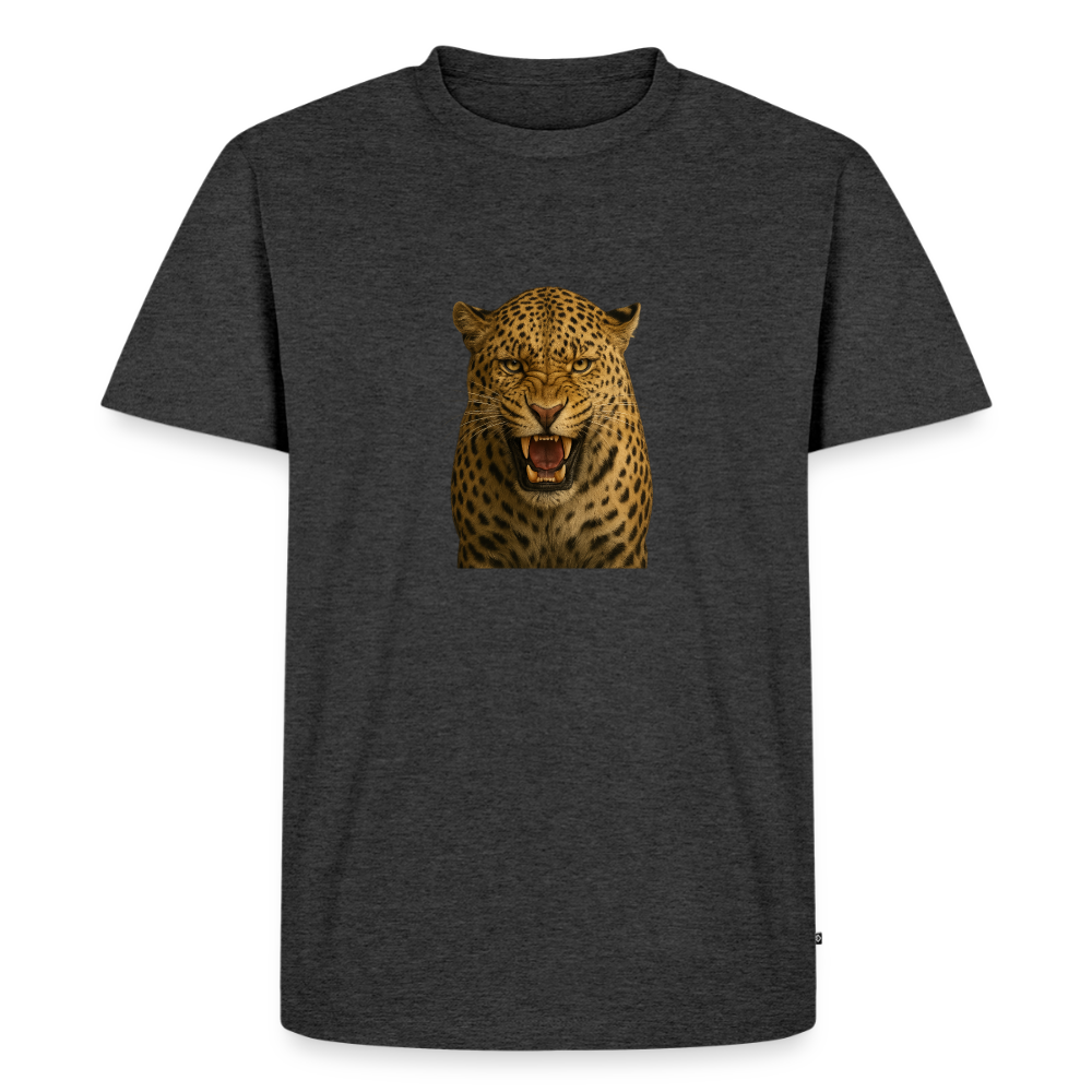 Premium T-Shirt "Jaguar" - Anthrazit meliert