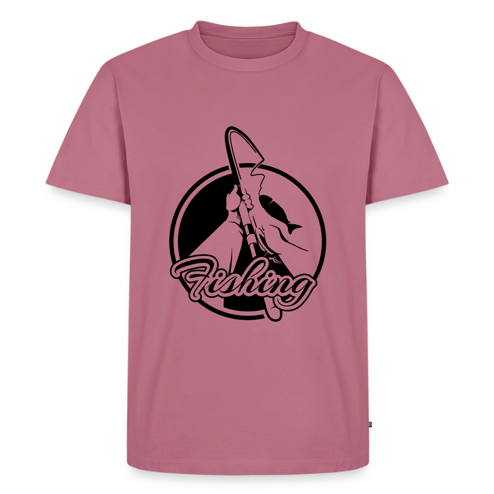 Premium T-Shirt "Fishing" - Mauve