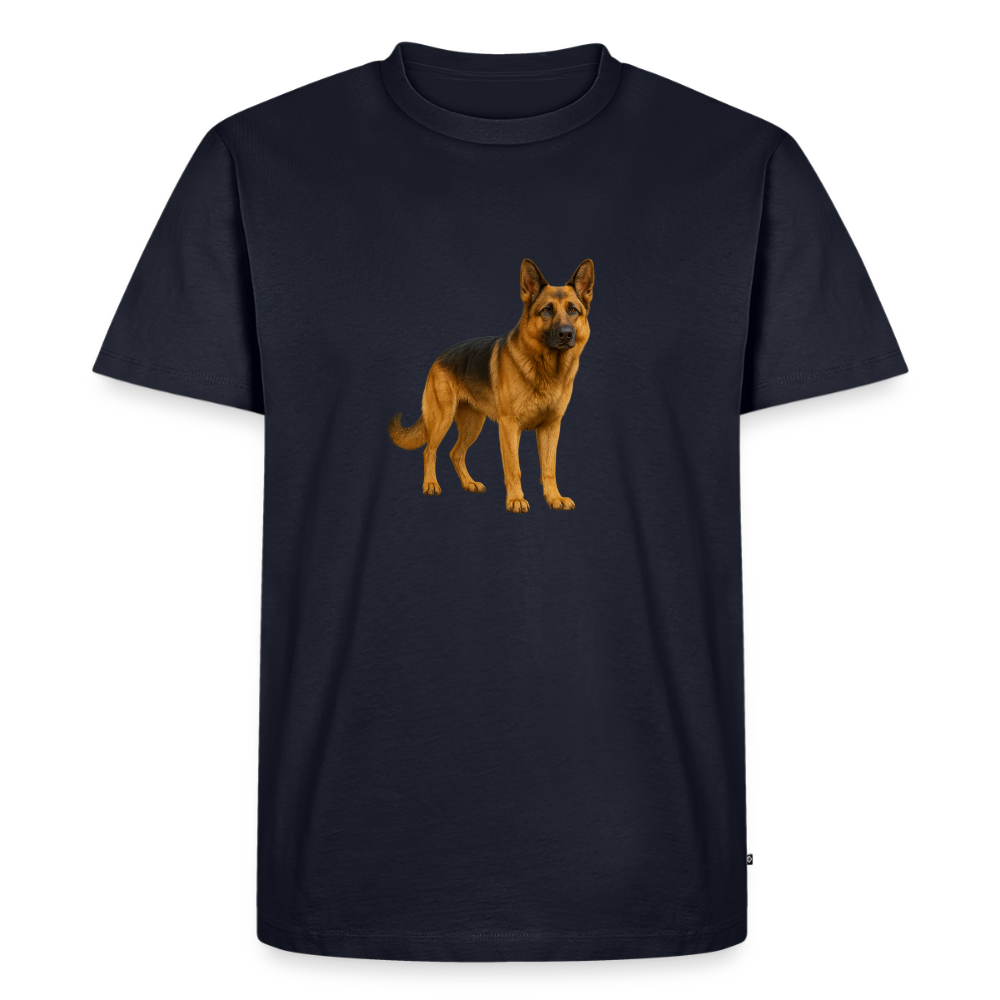 Premium T-Shirt "Schäferhund" - Navy