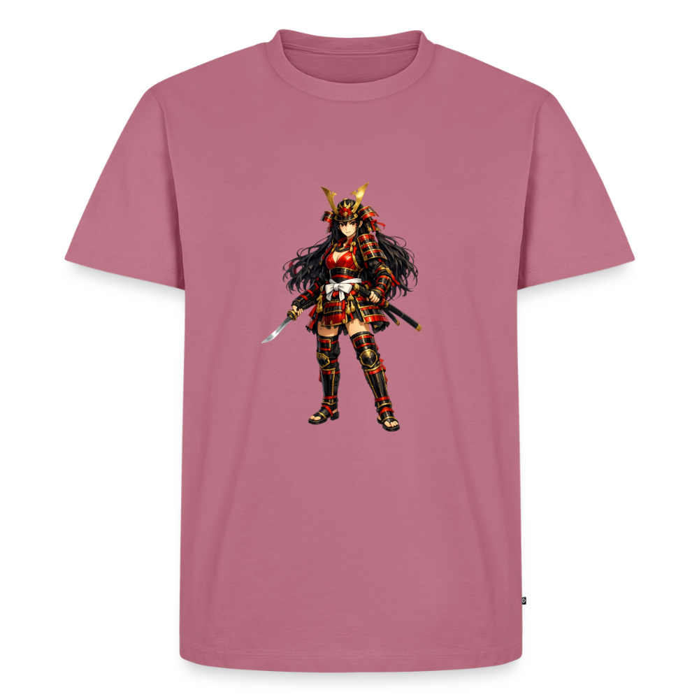 Premium T-Shirt "Samuraj Girl" - Mauve