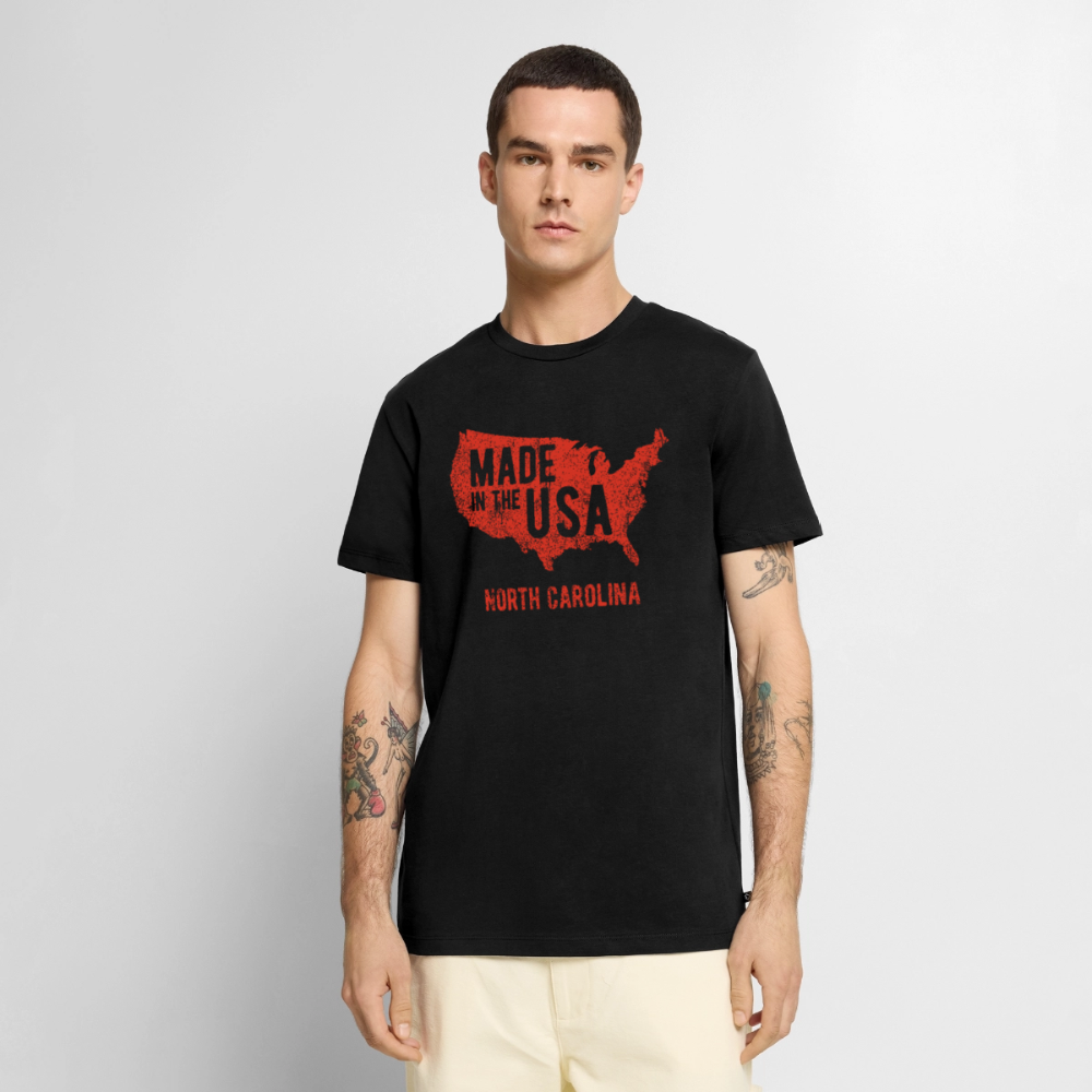 Premium T-Shirt "Made in US" - Schwarz