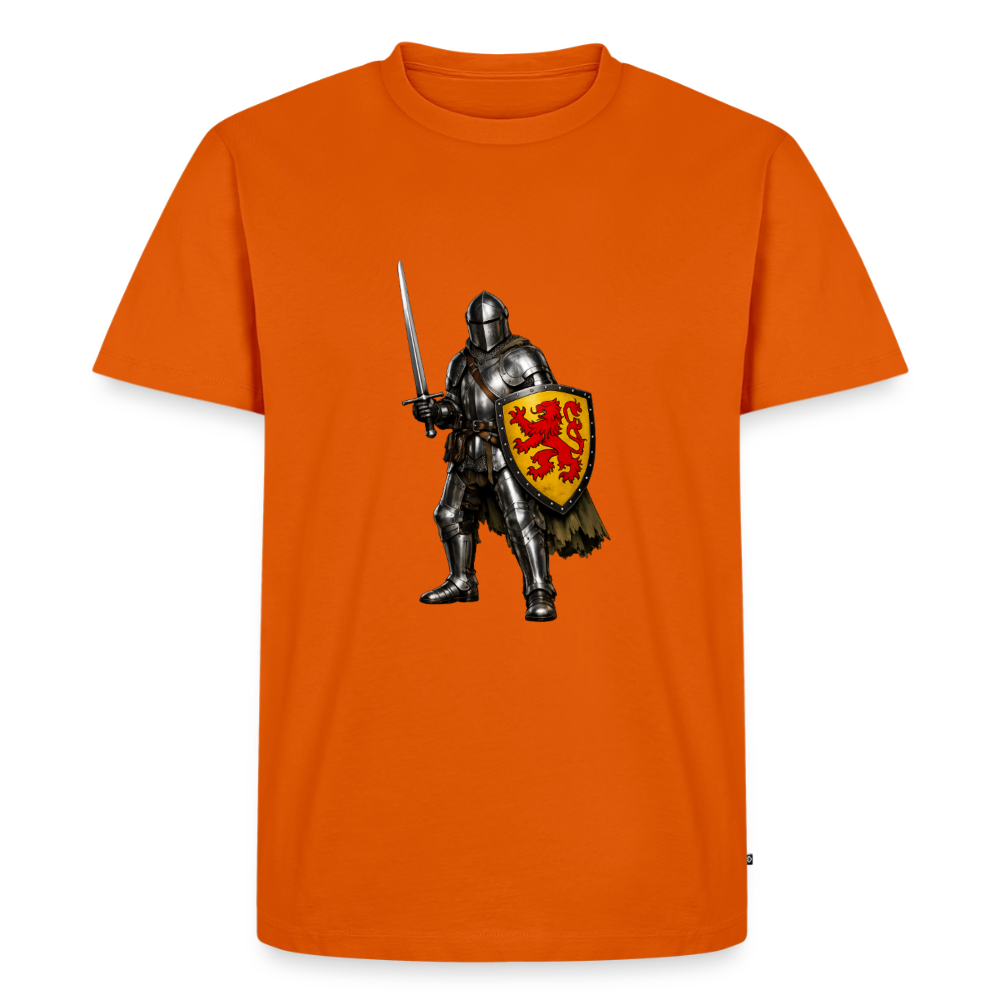 Premium T-Shirt "Ritter roter Löwe" - Orange 