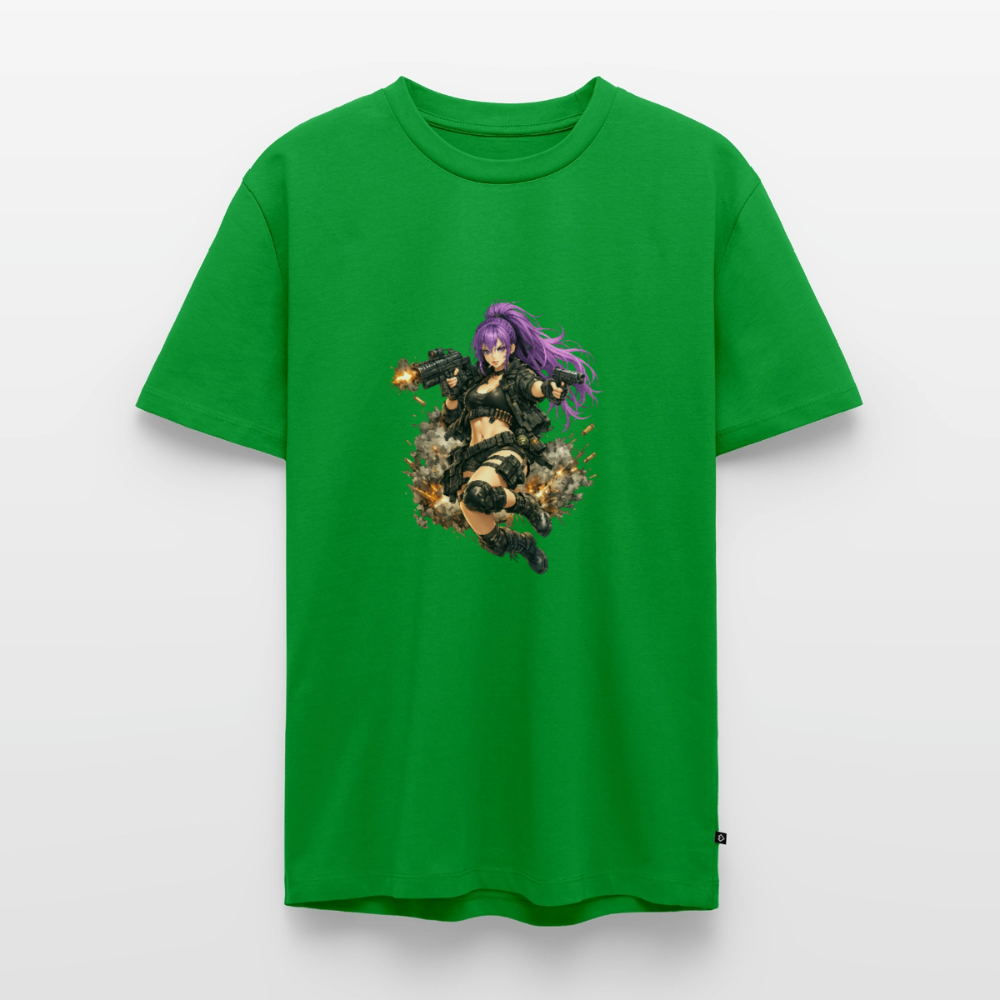 Männer Premium T-Shirt "Purple Lady" - Grün