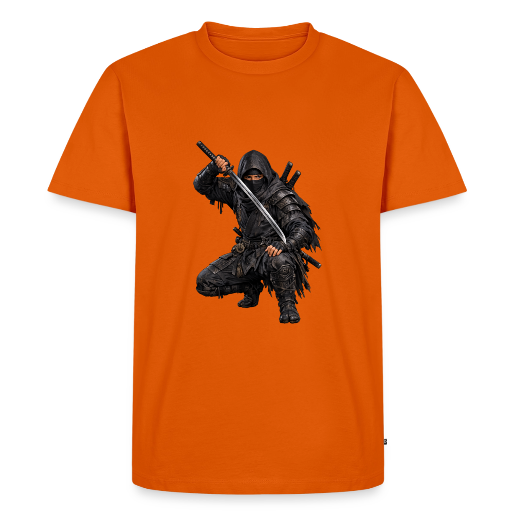 Premium T-Shirt "Ninja III" - Orange 