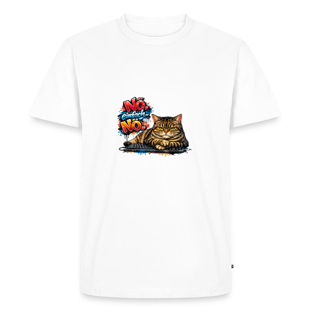 Premium T-Shirt "Nö" - Weiß