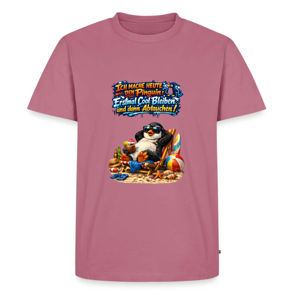 Premium T-Shirt "Cool bleiben" - Mauve