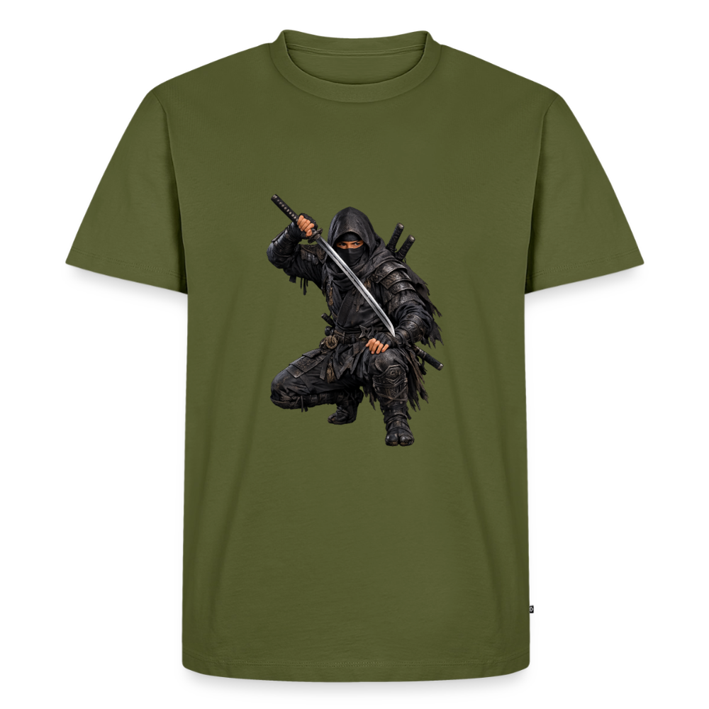 Premium T-Shirt "Ninja III" - Khaki