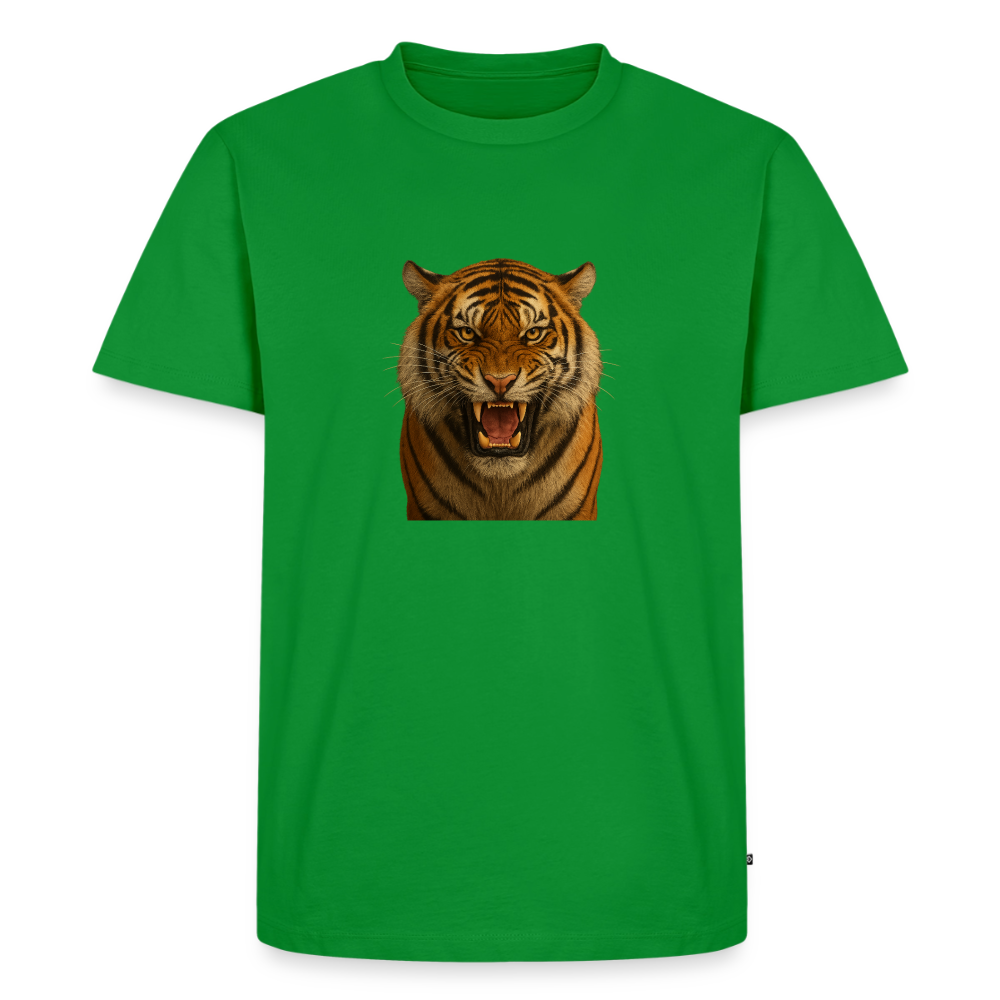 Premium T-Shirt "Tiger" - Grün