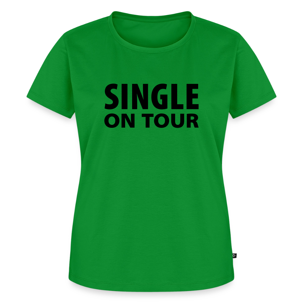 Premium T-Shirt "Single on Tour" - Grün