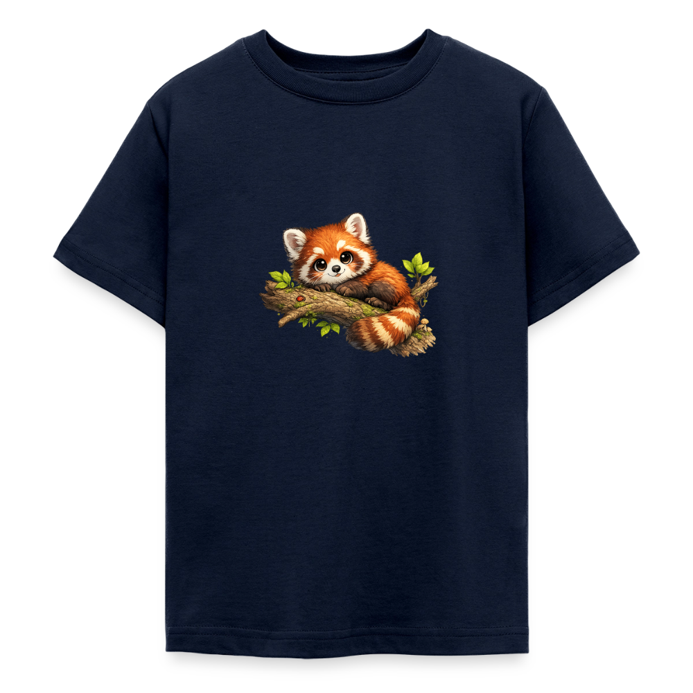 Teenager T-Shirt "Kleiner Panda" - Navy