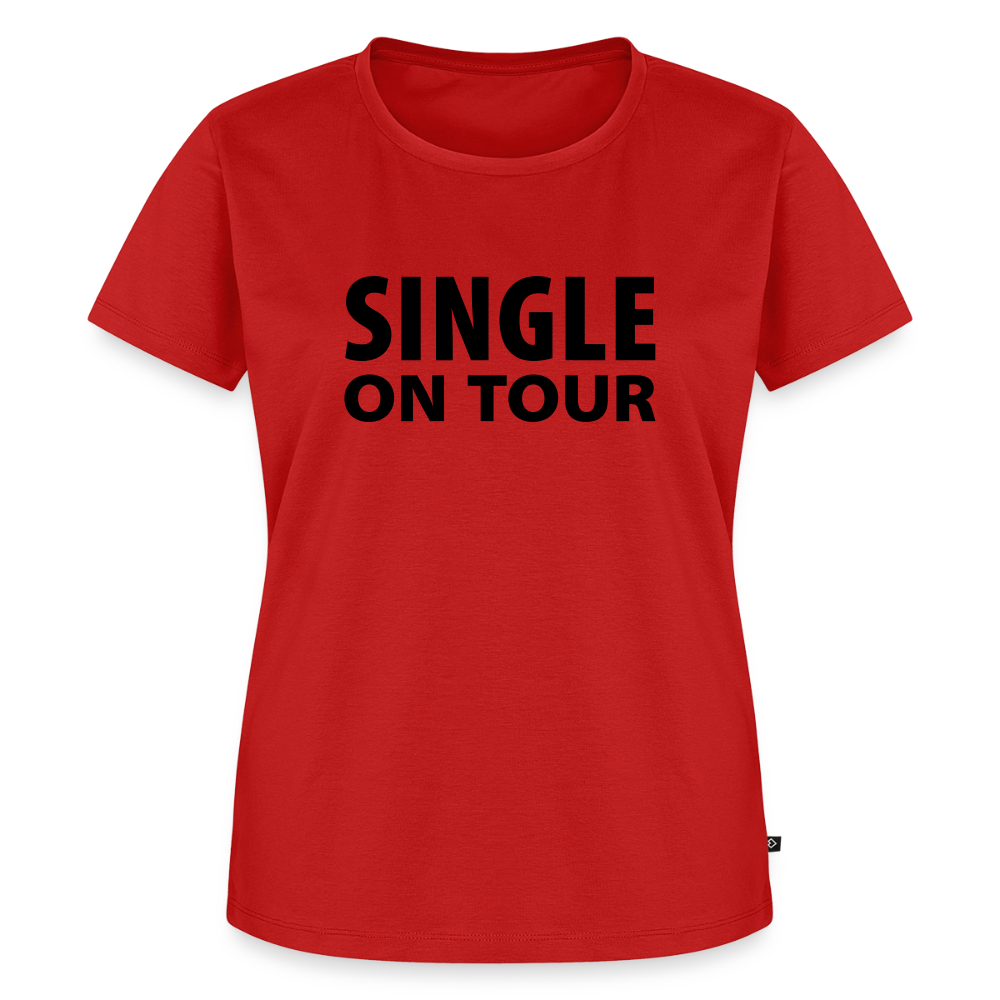 Premium T-Shirt "Single on Tour" - Rot