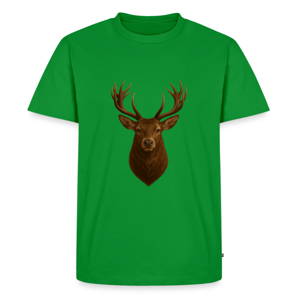 Premium T-Shirt "Hirsch" - Grün
