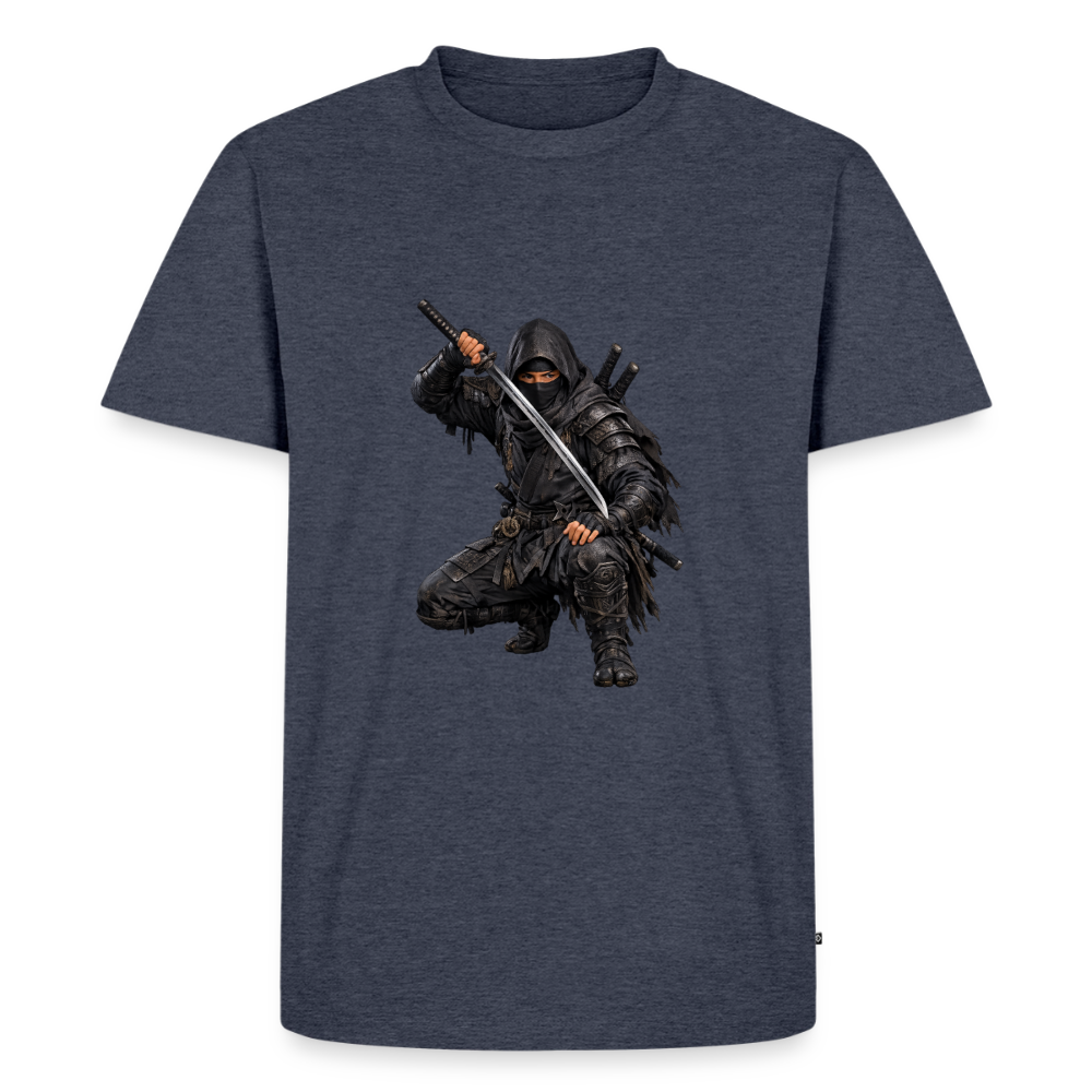 Premium T-Shirt "Ninja III" - Jeansblau 