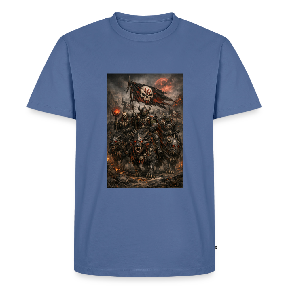 Premium T-Shirt "Horde" - Taubenblau