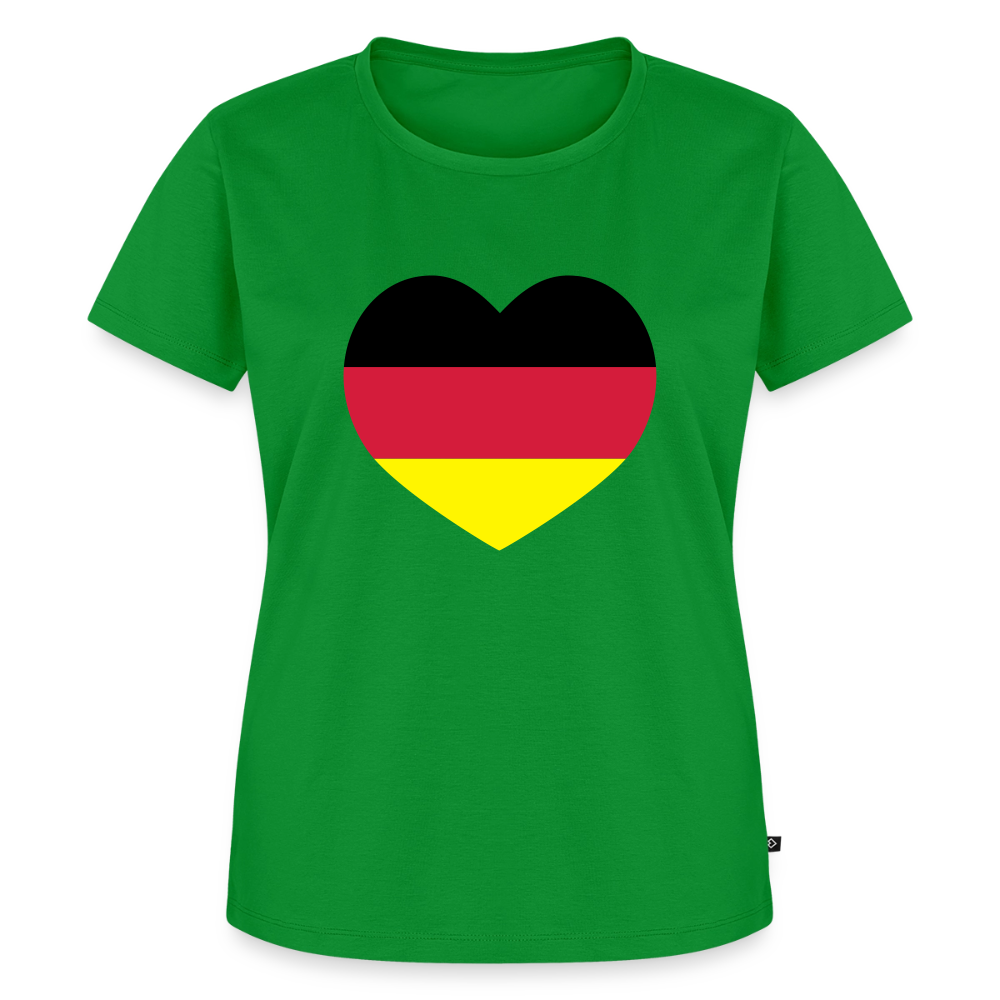 Premium T-Shirt "Herz" - Grün
