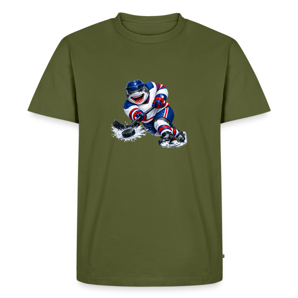 Premium T-Shirt "Hockey Hai" - Khaki