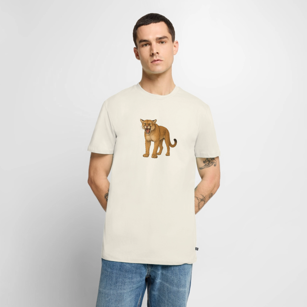 Premium T-Shirt "Puma" - Naturweiß