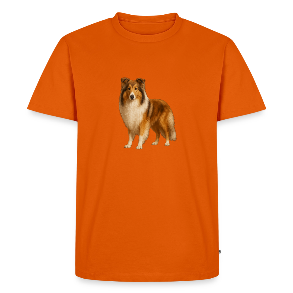 Premium T-Shirt "Collie" - Orange 