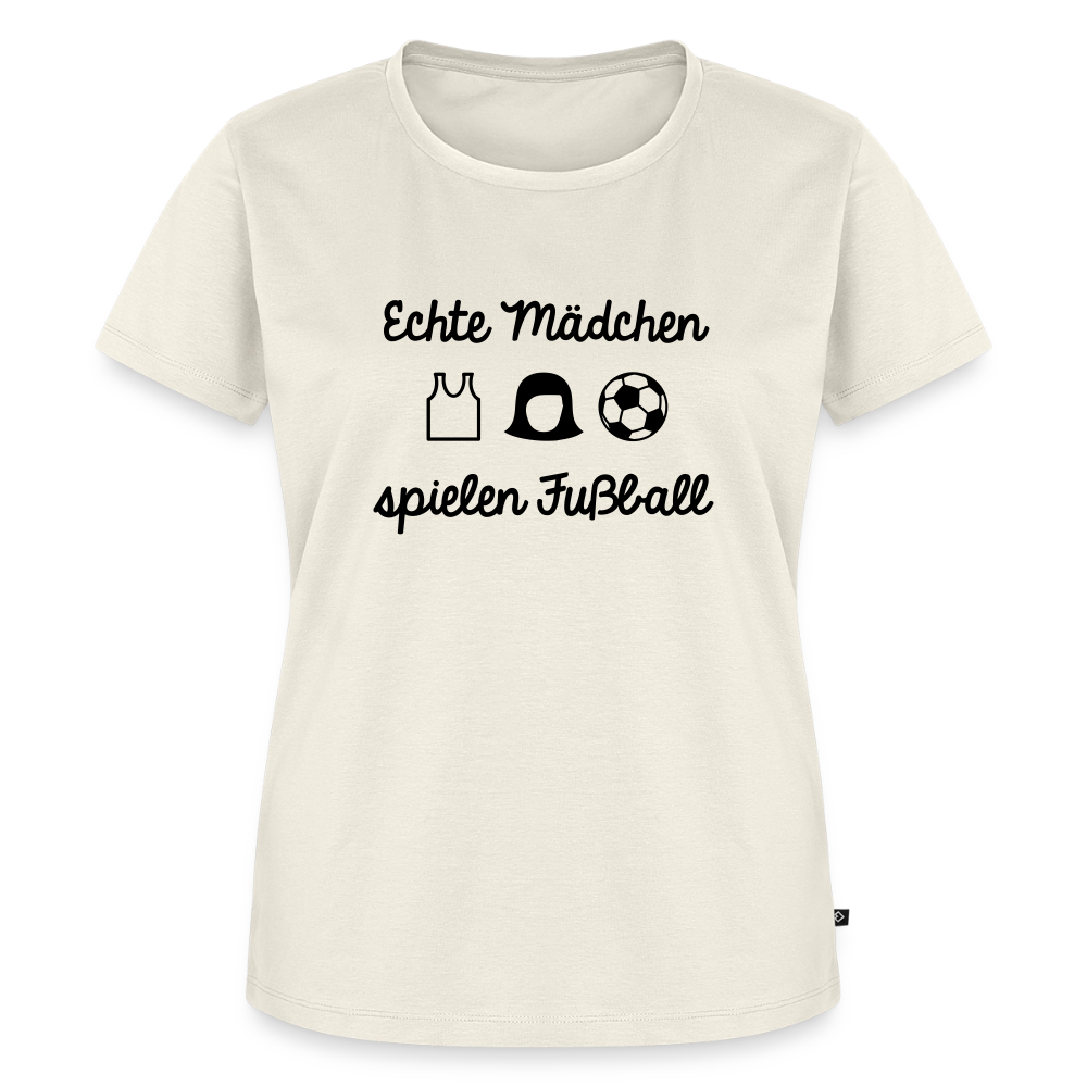 Premium T-Shirt "Echte Frauen" - Naturweiß