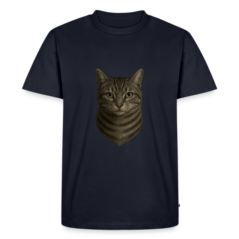 Premium T-Shirt "Katze" - Navy