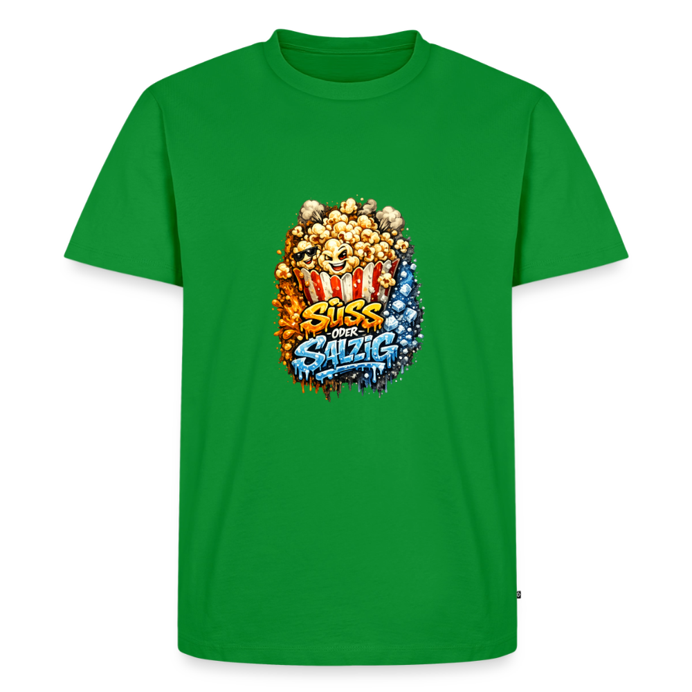 Premium T-Shirt "Süss oder Salzig - Grün