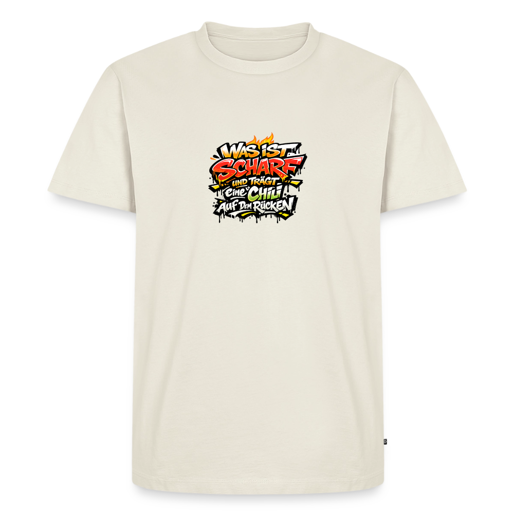 Premium T-Shirt "Chili" - Naturweiß