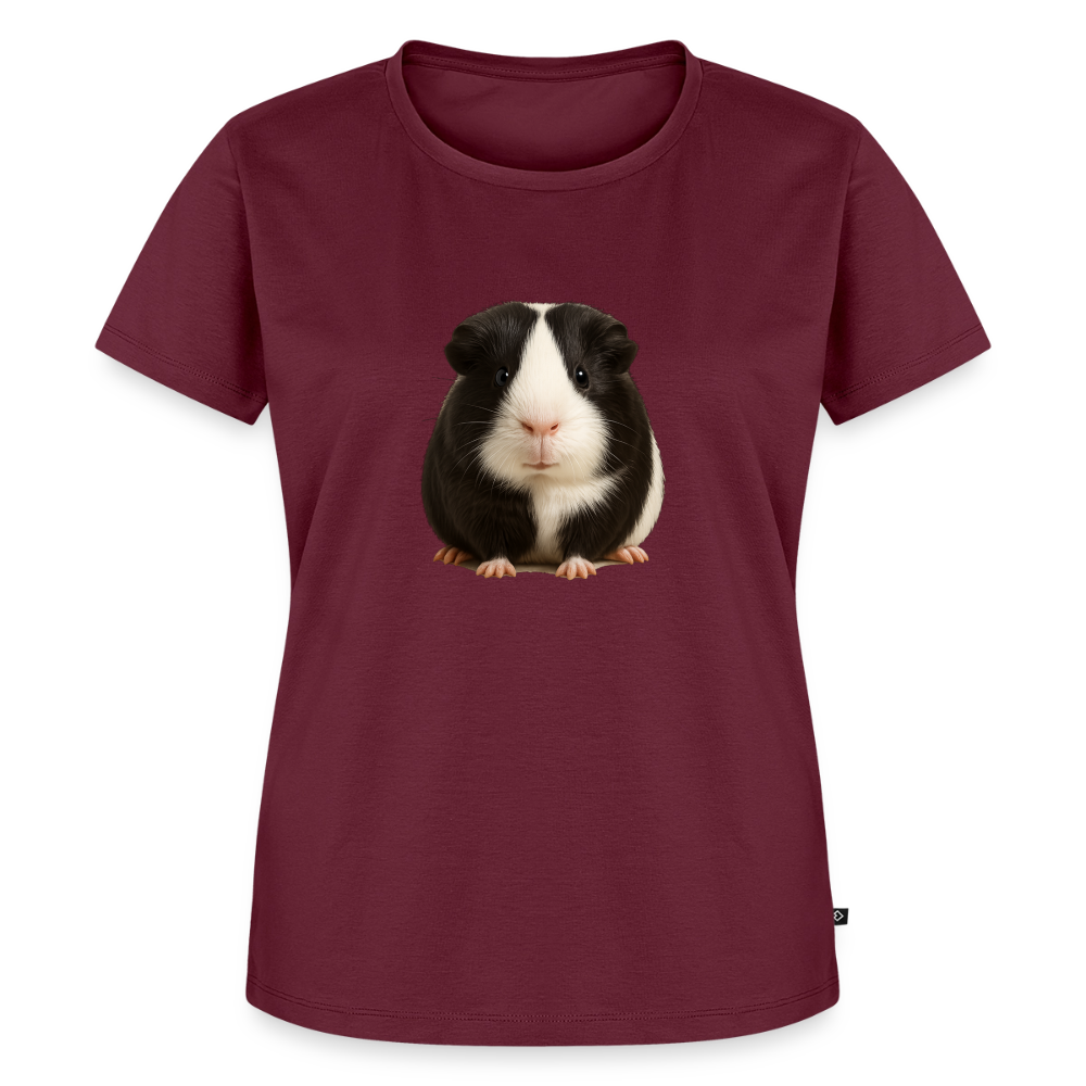 Premium T-Shirt "Meerschweinchen IV - Burgunderrot