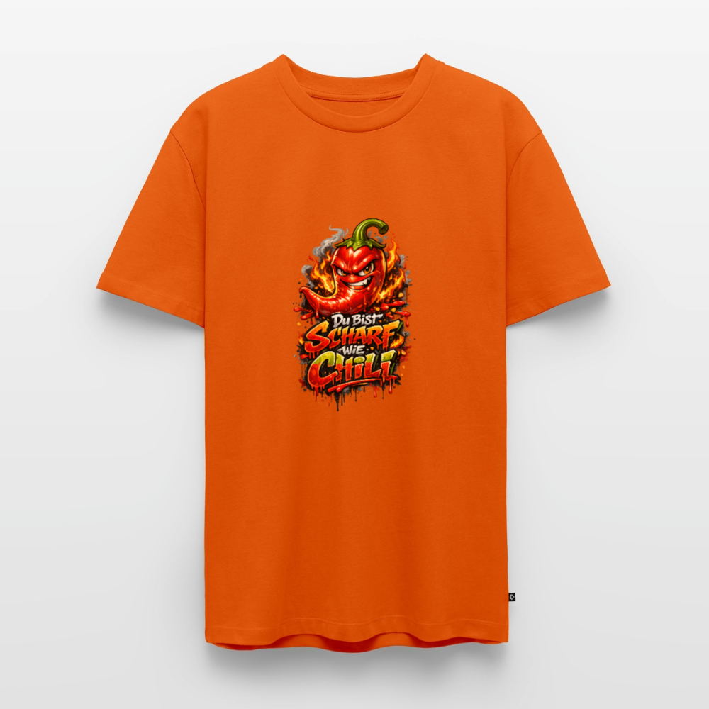 Männer Premium T-Shirt "Scharf wie Chili" - Orange 