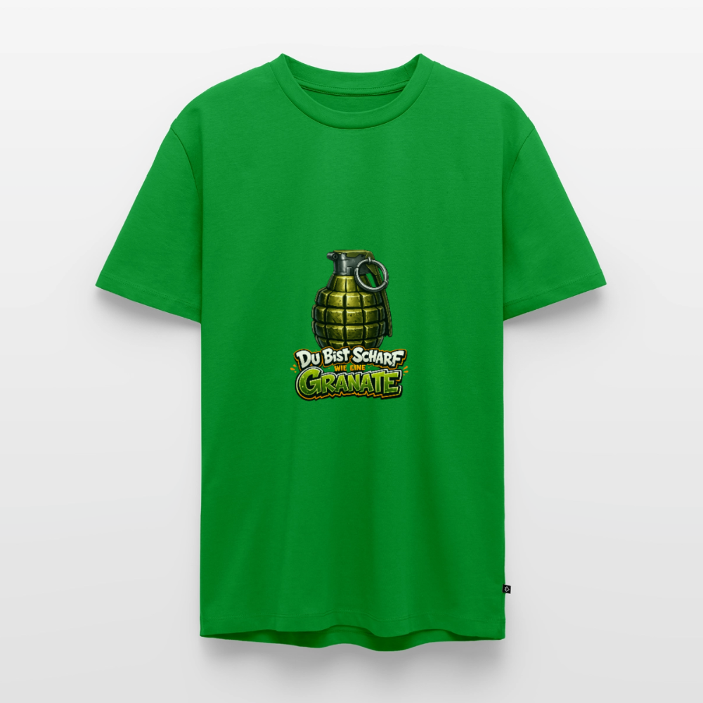 Männer Premium T-Shirt "Scharf wie eine Granate" - Grün