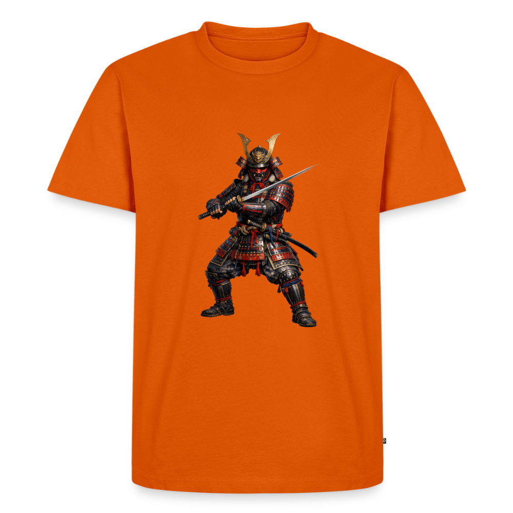 Premium T-Shirt "Samurai" - Orange 