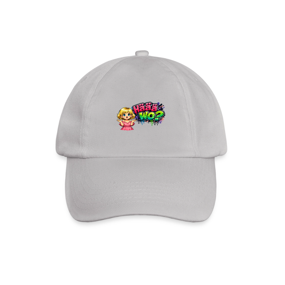 Baseballkappe "Häää Wo..." - Grau