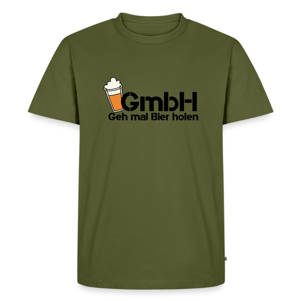 Premium T-Shirt "GmbH" - Khaki