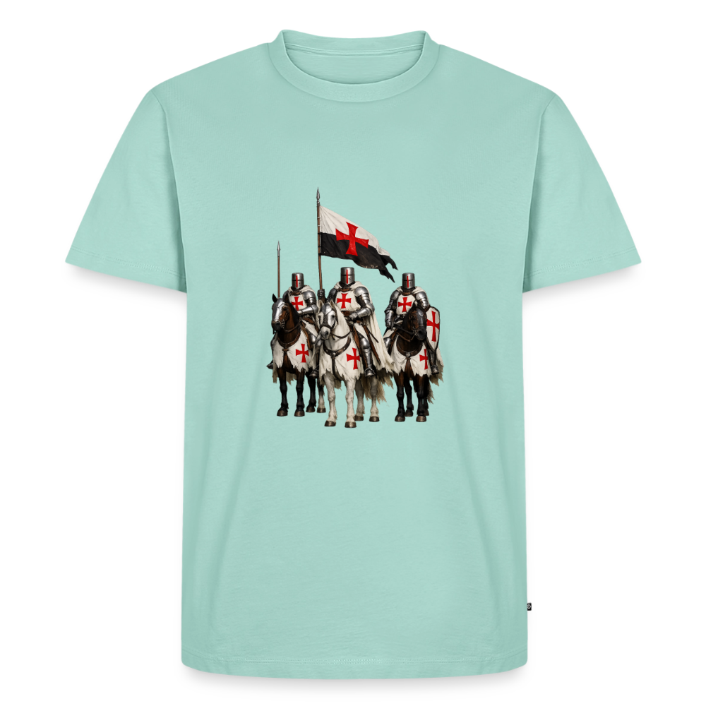 Premium T-Shirt "Ritter zu Pferd II" - Mint 