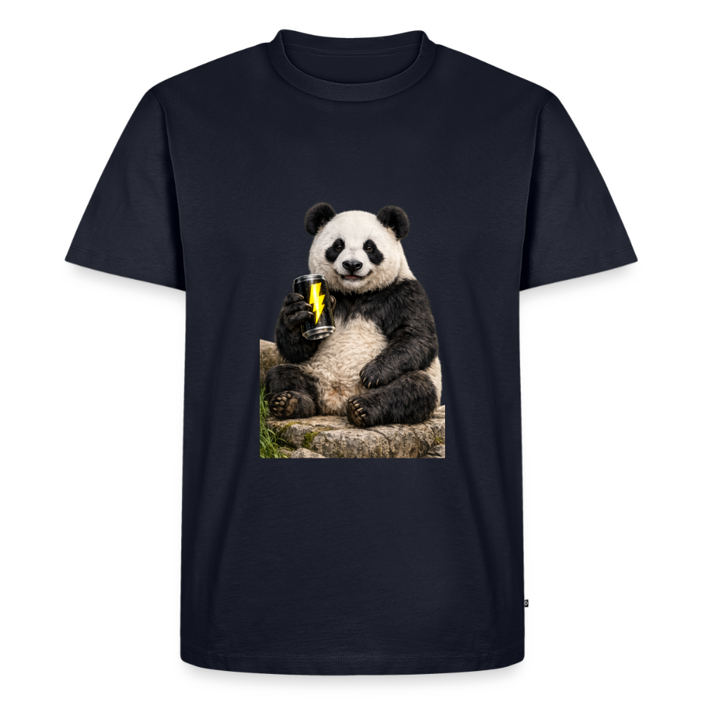 Premium T-Shirt "Panda Energy" - Navy