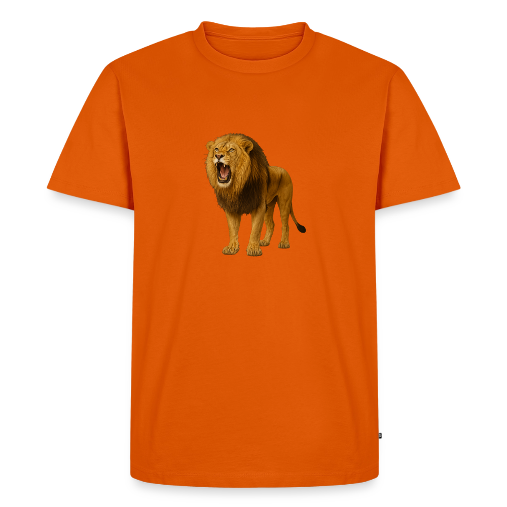 Premium T-Shirt "Löwe" - Orange 