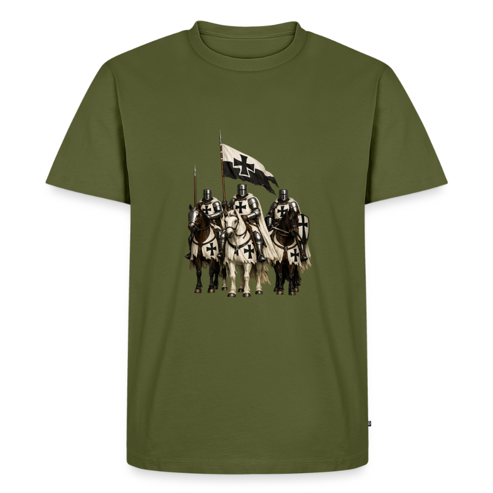 Premium T-Shirt "Deutsche Ordensritter" - Khaki